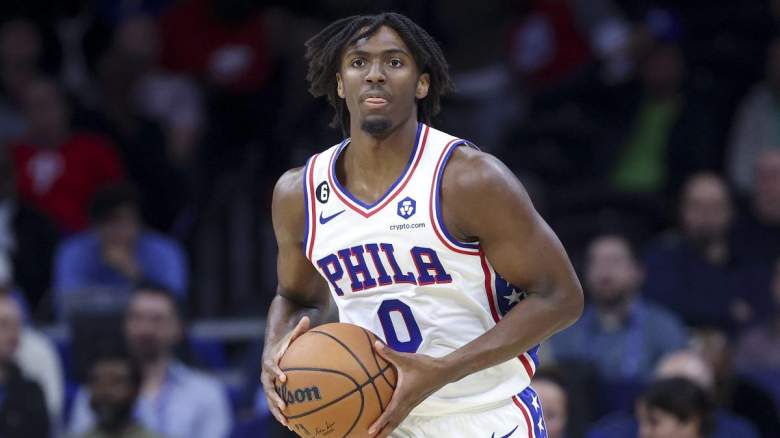 Tyrese Maxey Philadelphia 76ers Game-Used #0 Red Jersey Worn During the  Second Half of the Game vs. Chicago Bulls on January 6, 2023