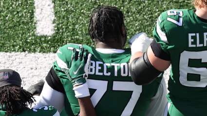 Jets Predicted to Land ‘Mammoth’ Mekhi Becton Replacement in 2023