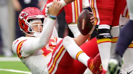 Chiefs WR Calls Attention to Viral Clip of Patrick Mahomes Getting ‘Hit’