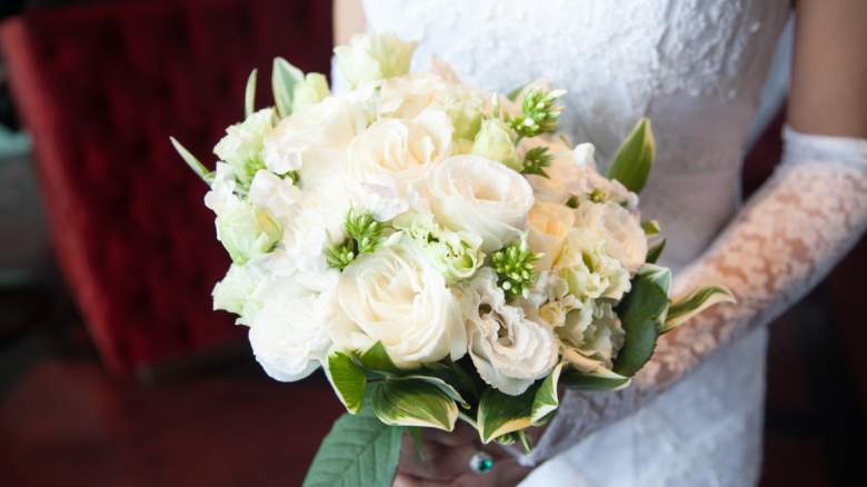 A bridal bouquet.