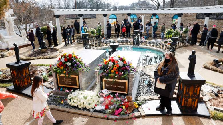 Grave of Lisa Marie Presley.