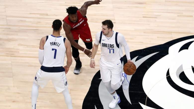 Luka Doncic Jimmy Butler Miami Heat