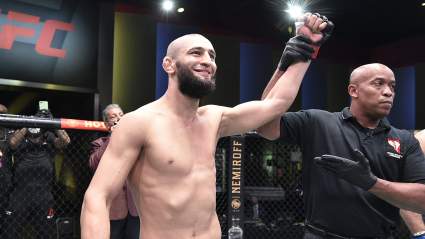 Khamzat Chimaev Looks 2 Weight Classes Bigger in Recent Post