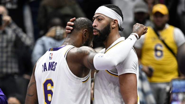LeBron James and Anthony Davis of the Los Angeles Lakers.
