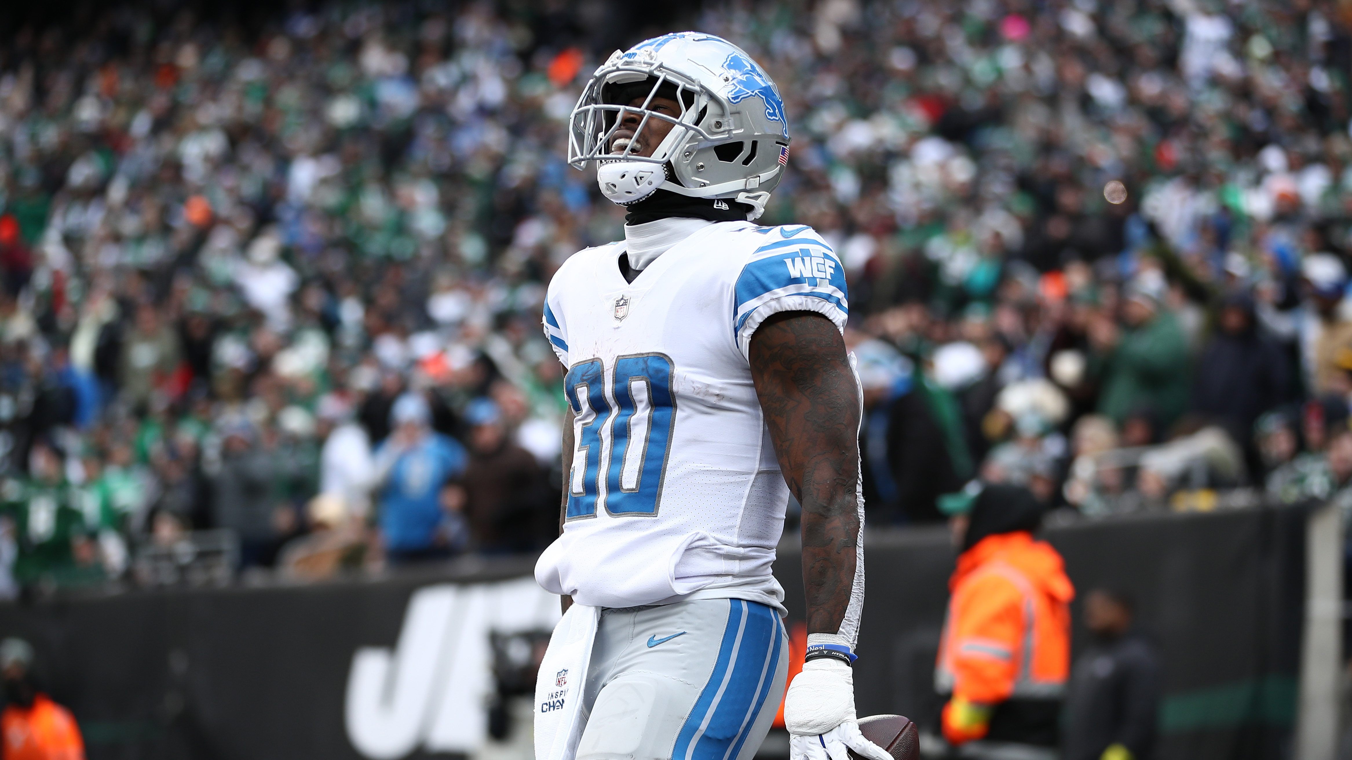 Detroit Lions RB Jamaal Williams can top 1,000 yards vs. old team