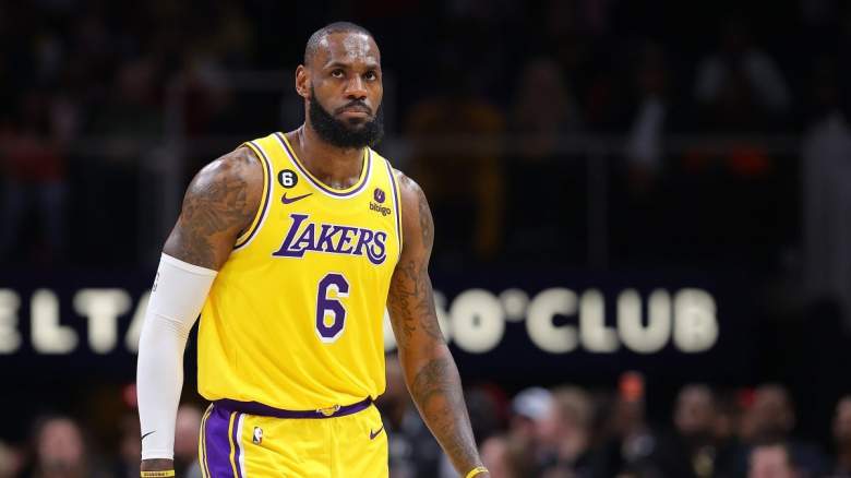 Lakers superstar small forward LeBron James on December 30, 2022
