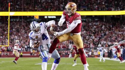 49ers’ Kyle Shanahan Reacts to Botched Sack Attempt on Dak Prescott