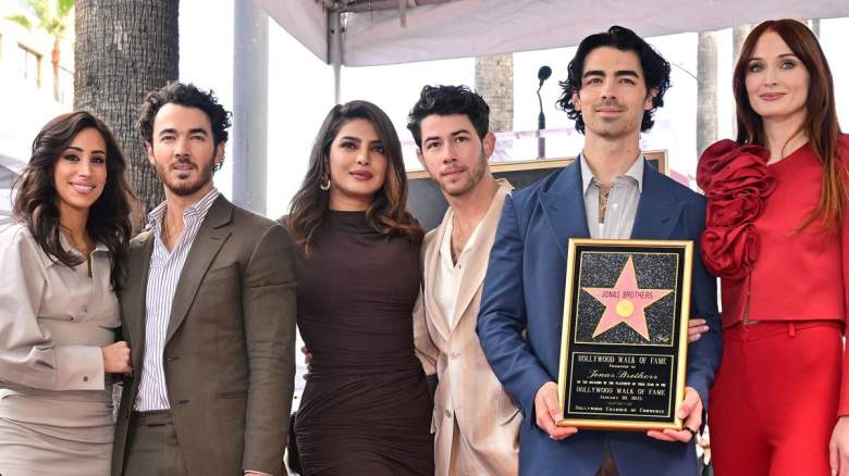 The Jonas Brothers and their wives