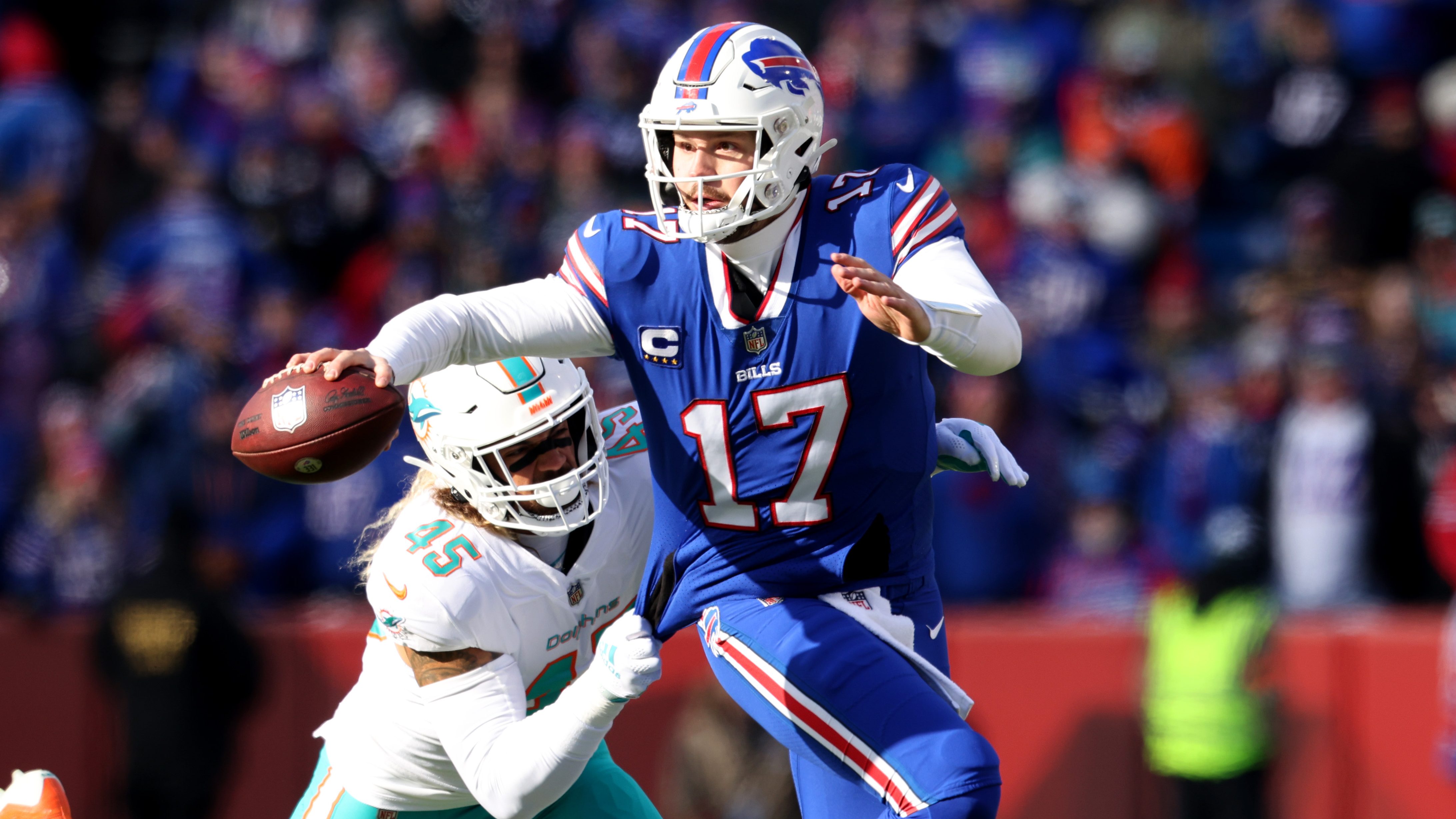 Josh Allen, Bills roll past Dolphins in AFC East showdown, Tony Romo Recap