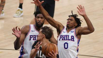 Joel Embiid Takes Hilarious Dig at Tyrese Maxey Following Injury Return