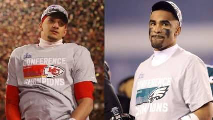 Eagles QB Jalen Hurts Recalls Patrick Mahomes ‘Lighting It Up’