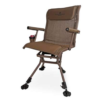 Black Sierra Nitro Pro XL 360 Degree Silent Swivel Chair