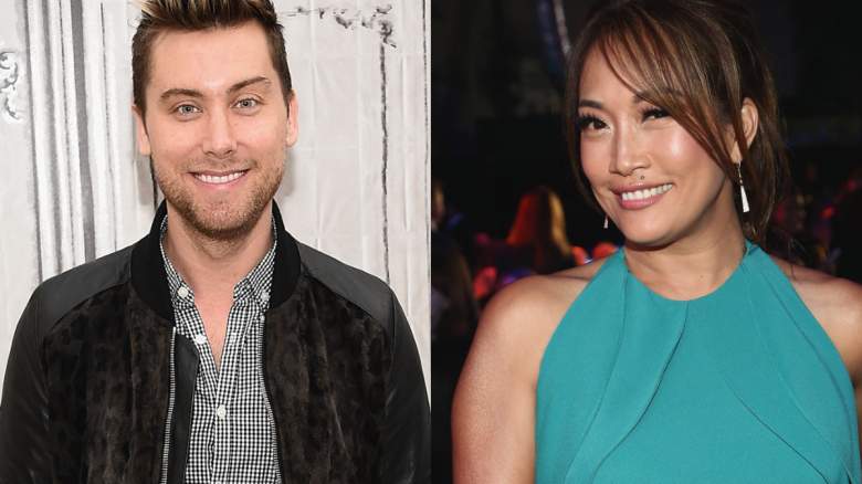 Lance Bass and Carrie Ann Inaba.