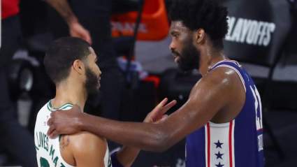 Unearthed Video of Exchange Between Sixers’ Joel Embiid & Jayson Tatum Goes Viral