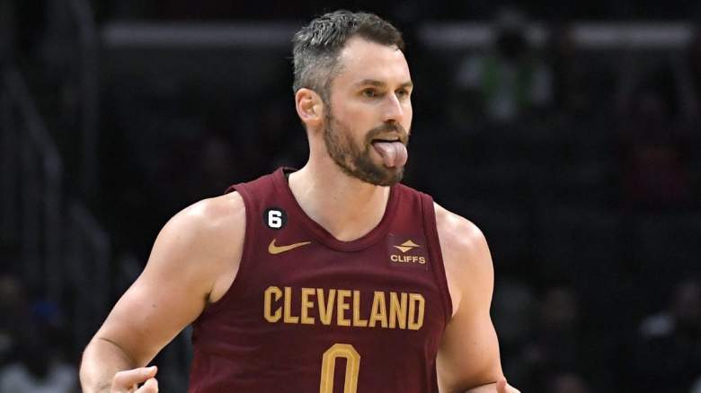 Kevin Love of the Cleveland Cavaliers. Love reportedly has agreed to join the Miami Heat.