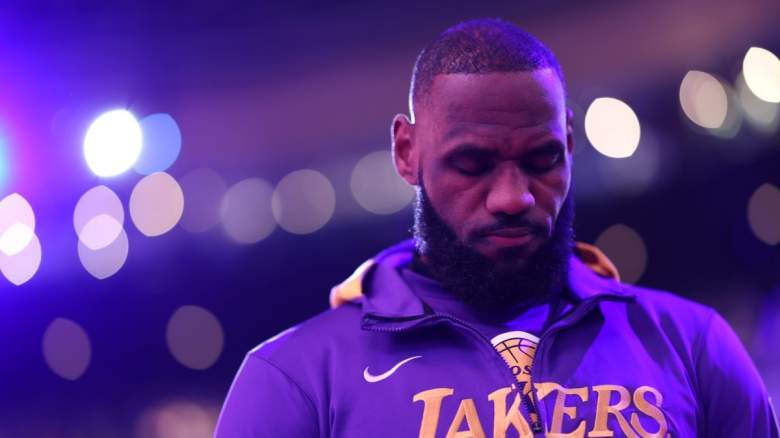 LeBron James of the Los Angeles Lakers.