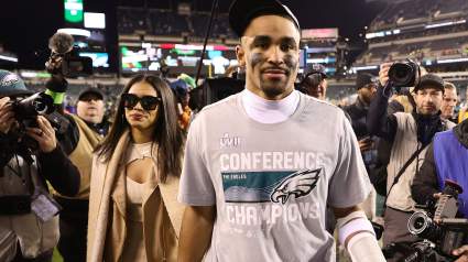 Video of Eagles QB Jalen Hurts’ Girlfriend Goes Viral Ahead of Super Bowl 57