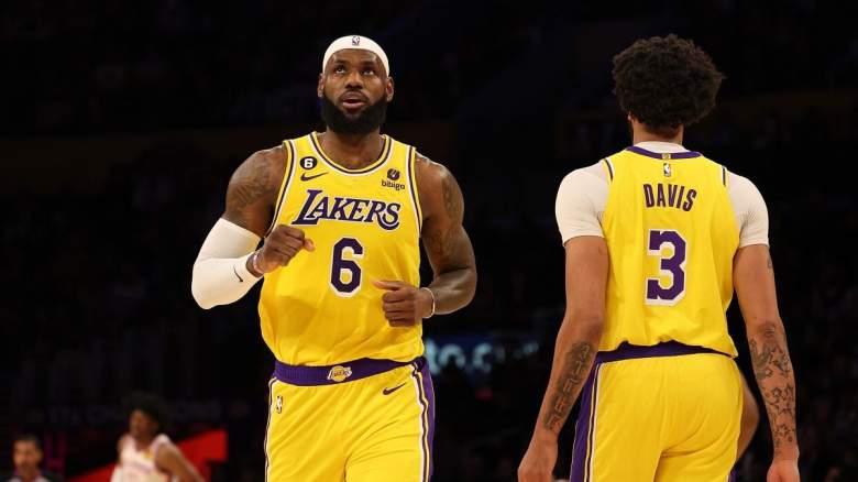 LeBron James and Anthony Davis of the Los Angeles Lakers.