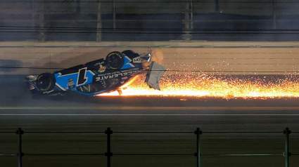 Sam Mayer’s Flip Creates Chaos During Xfinity Series Opener