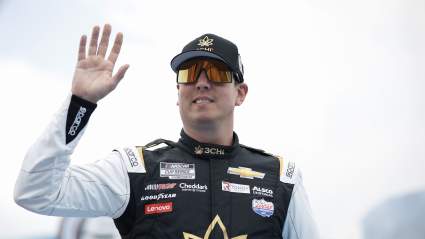 Kyle Busch Showcases New Sponsor at Auto Club Speedway