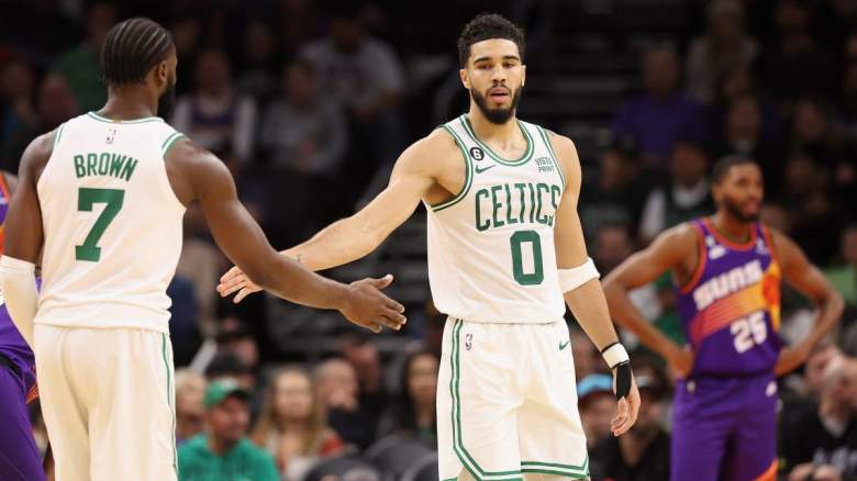 Kid N' Play ain't gonna hurt nobody: Jayson Tatum and Jaylen Brown  interview…each other?