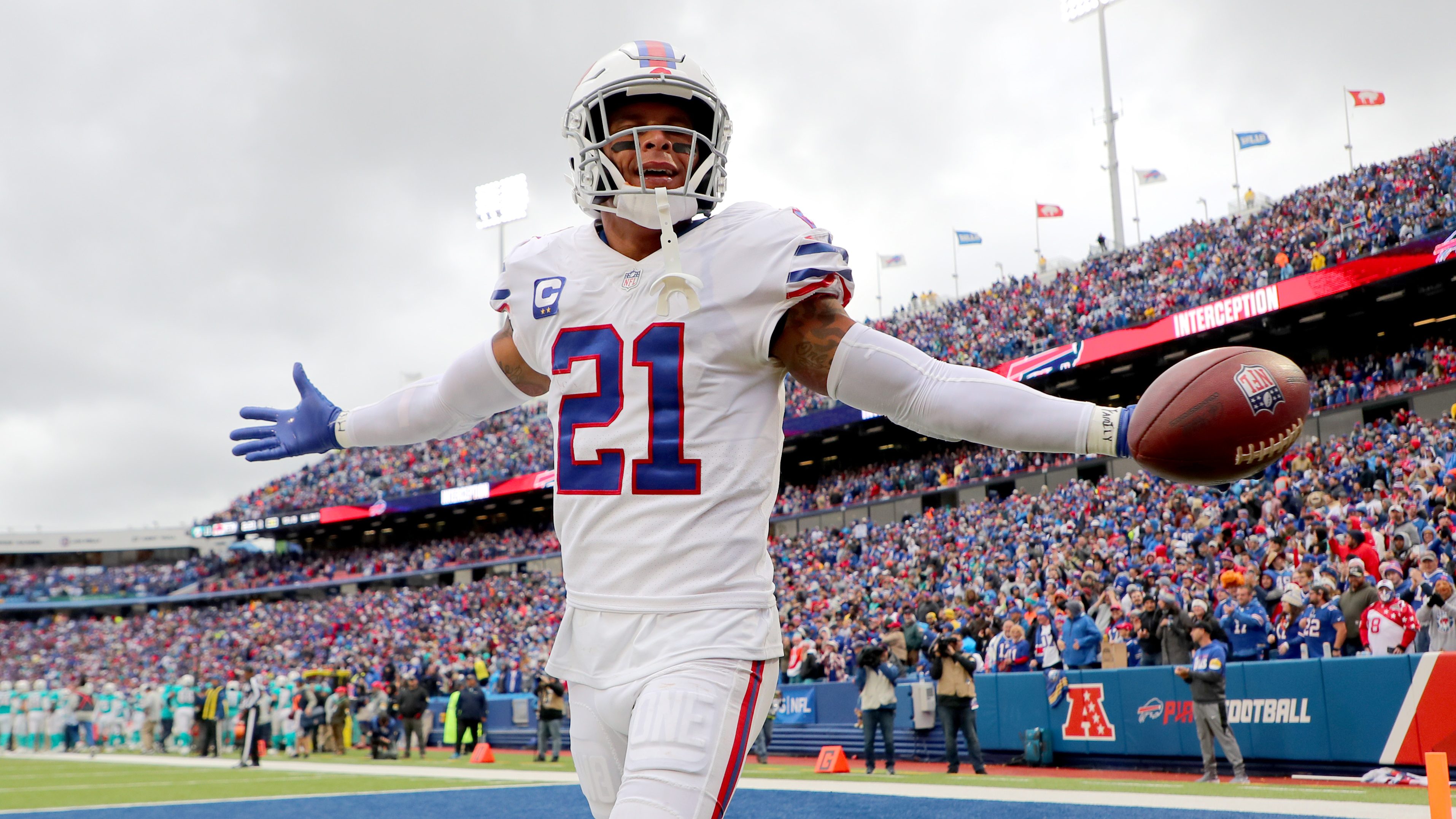 Jordan Poyer wants to finish what he started in Buffalo.