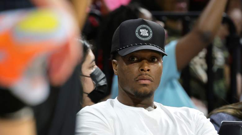 Kyle Lowry Heat at WNBA game
