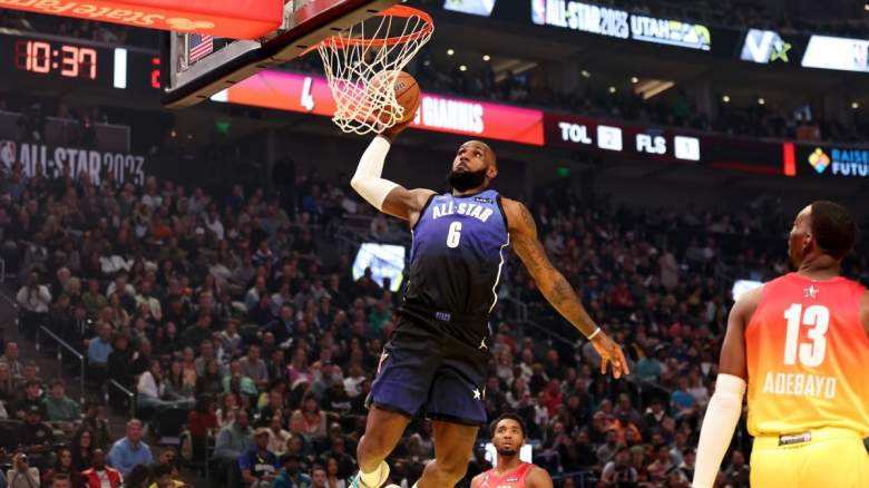 LeBron James dunk at All-Star game