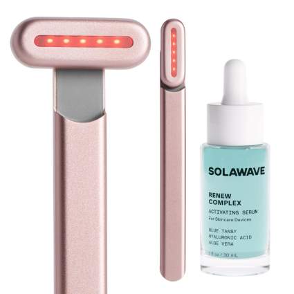 SolaWave 4-in-1 Facial Wand and Renew Complex Serum Bundle