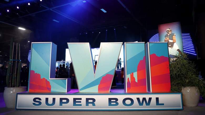 Super Bowl LVII sign