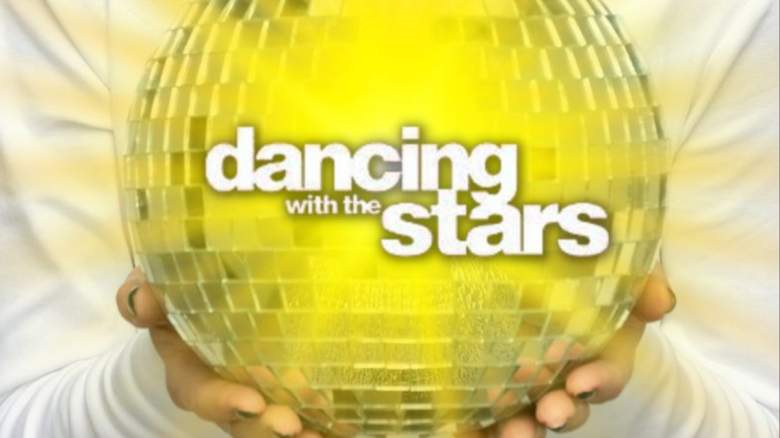 Mirror ball and DWTS logo.