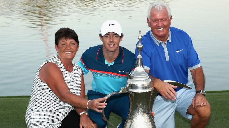 Rory McIlroy and his parents