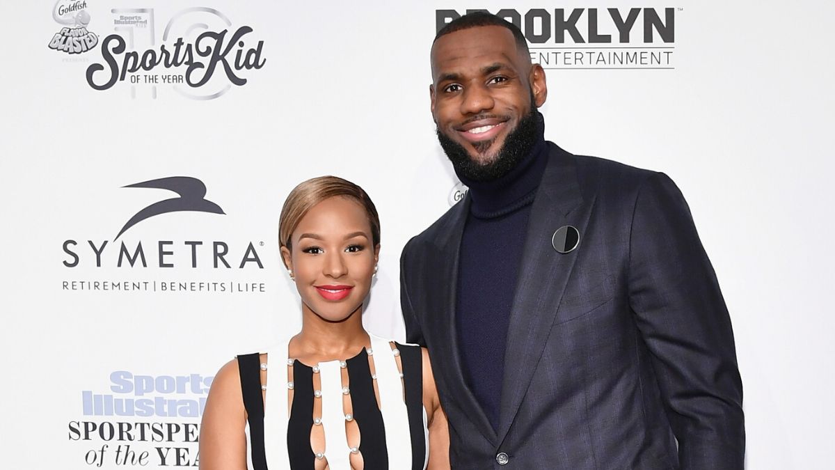 Lebron hot sale and wife