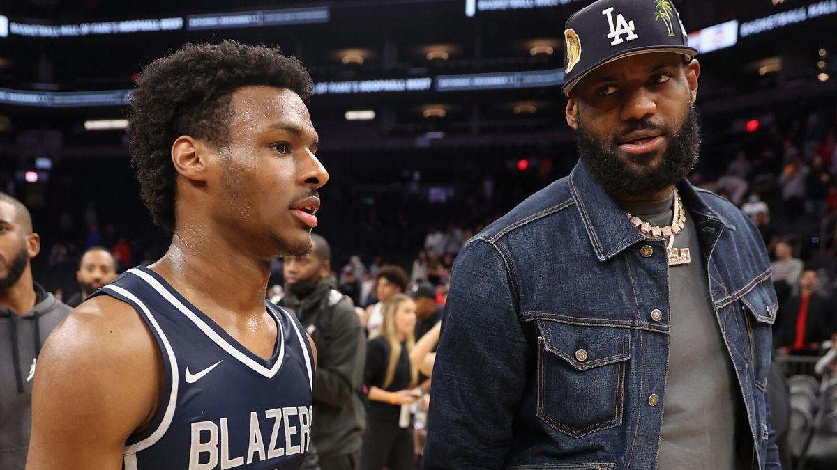 LeBron James puts son Bronny above many NBA players this season: No  pressure
