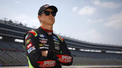 Zane Smith Flips Twice in Fiery Kansas Crash After Contact With Nemechek