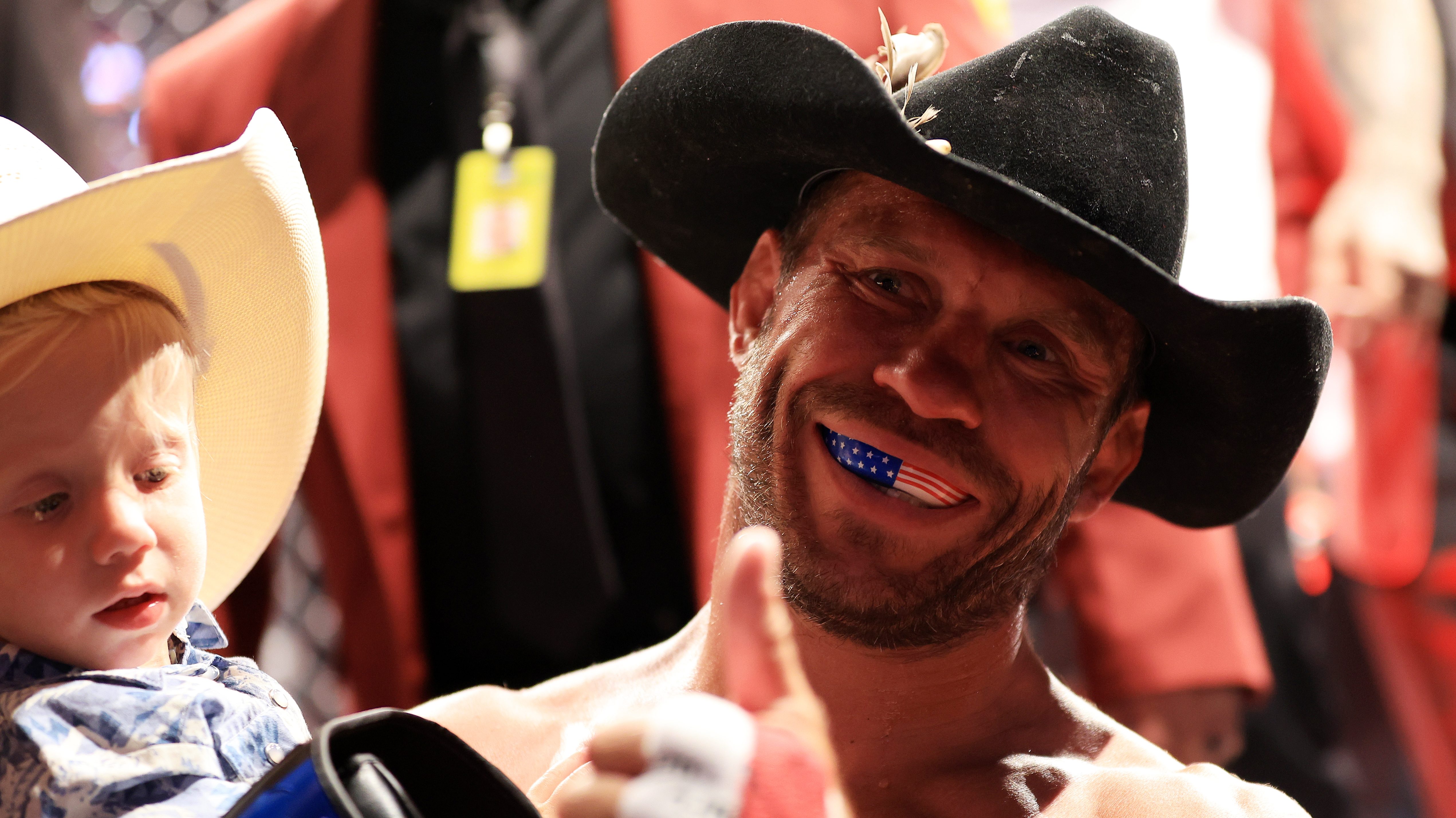 Donald 'Cowboy' Cerrone Fights Tears After UFC Hall Of Fame Induction