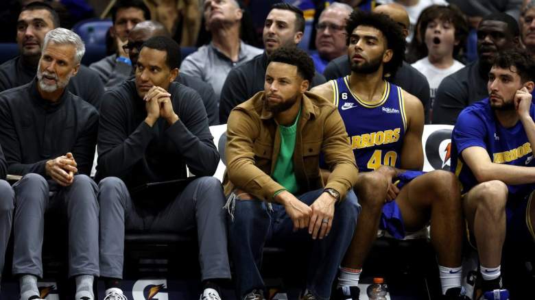 Stephen Curry and his Golden State Warriors teammates.