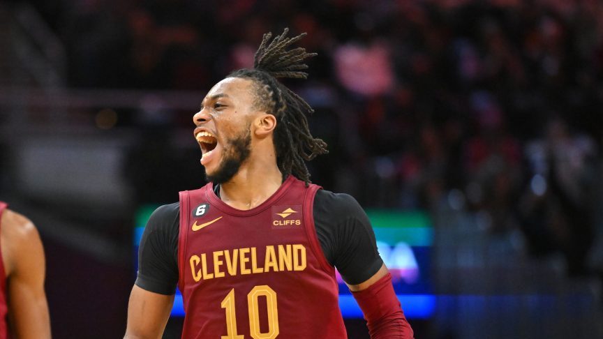 No Donovan Mitchell, but Cavs rout Rockets behind Darius Garland