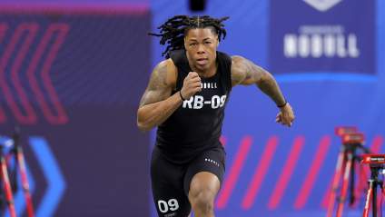 Jahmyr Gibbs Raises Draft Stock With NFL Combine Showing