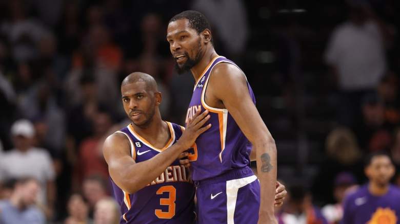 Suns stars Chris Paul and Kevin Durant