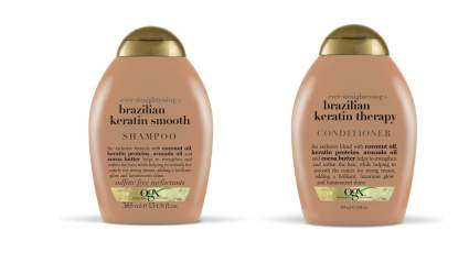 OGX Ever-straightening + Brazillian Keratin Therapy Shampoo and Conditioner