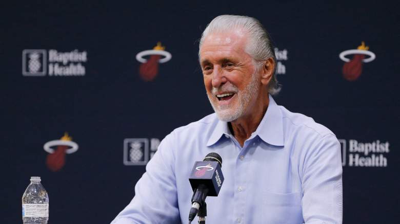 Pat Riley Jimmy Butler Conference Heat