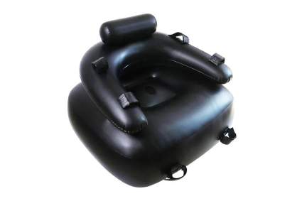 Dark Magic inflatable black arm chair with bondage restraints