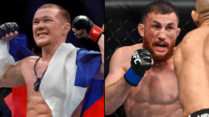 Petr Yan Shoves Merab Dvalishvili Ahead of March 11 Showdown