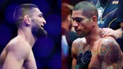 Khamzat Chimaev Has Cold Reaction to Alex Pereira’s Brutal Knockout Loss