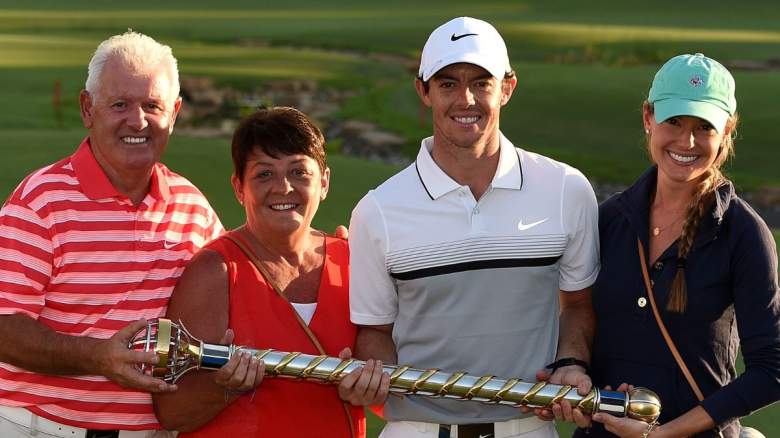 Rory McIlroy and his family