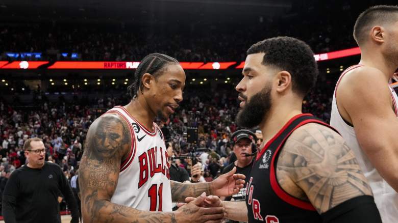 DeMar DeRozan and Fred VanVleet