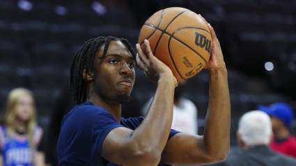 Cam Johnson Shrugs Off Tyrese Maxey After Sixers’ Game 2 Win Over Nets