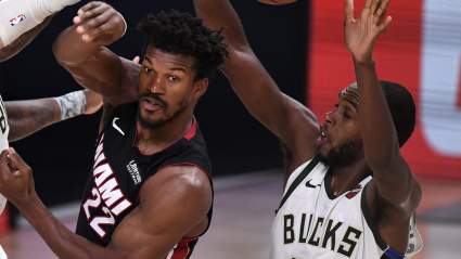 Bucks’ Khris Middleton Name-Drops Jimmy Butler Ahead of Game 1 Against Heat