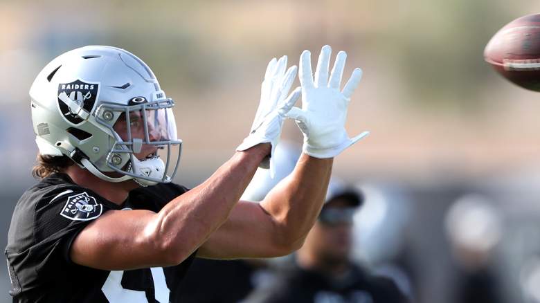 Ben Roethlisberger was wearing a Raiders helmet during Sunday